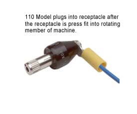 Mercotac Coaxial connector Receptacle for 110