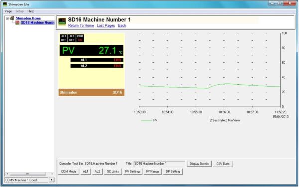 Shimaden-Lite-SD16A-on-windows7