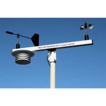 Intech Weather Station WS3-WD-THP-TB-CL (Wind Speed, Wind Direction, Temperature, Humidity and Barometric Pressure sensors housed in a Solar Radiation Shield mounted on T-bar)