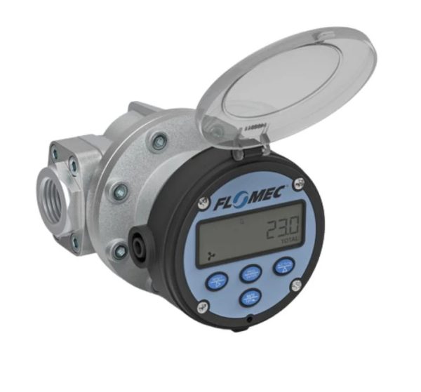 Medium Oval Gear Flow Meter with RT14 Display
