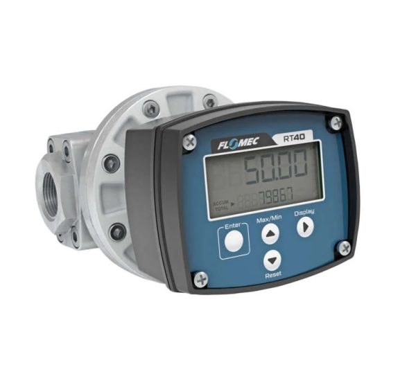 Medium Oval Gear Flow Meter with RT40 Display