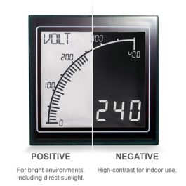 Amp Meter - Positive and Negative screens
