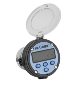 Small Oval Gear Flow Meter with RT14 Display