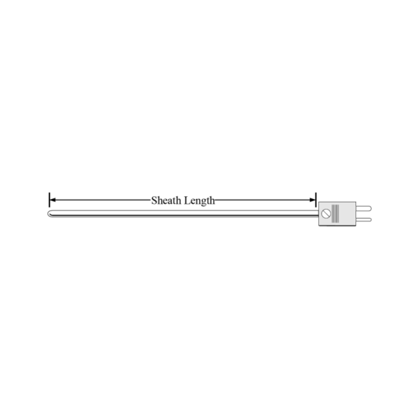 Thermocouple Probe - With Miniature Plug Connector Intech MTC-Series